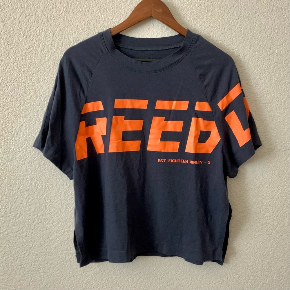 Reebok Boxy Tee Navy Size Medium